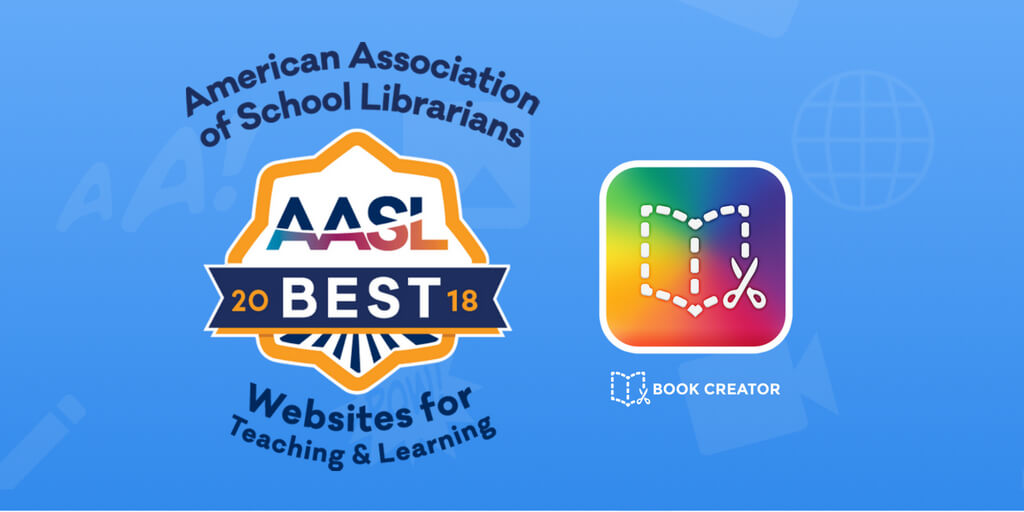 Featured image for “Book Creator wins AASL award for best website”