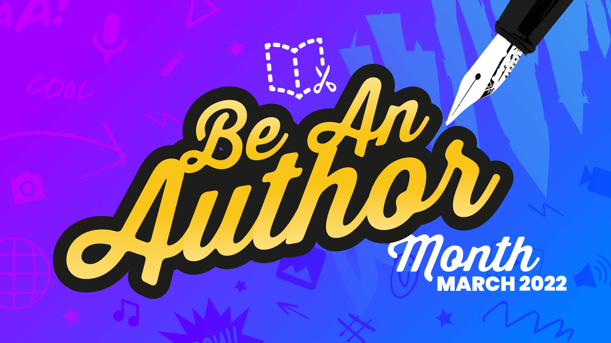 Featured image for “Are you ready for Be An Author Month? (March)”